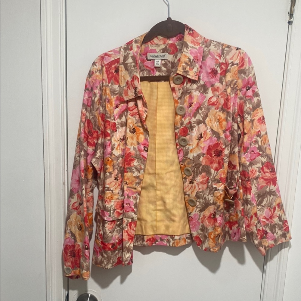 Colorful Floral Women's Jacket